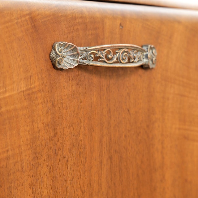 Walnut Liquor Cabinet Credenza by Glendale of London, 1950s For Sale - Image 10 of 12