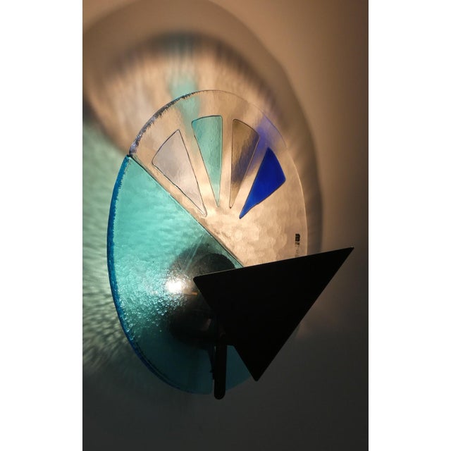 Murano Glass Wall Lights by Aureliano Toso for Itre, 1975, Set of 2 For Sale - Image 18 of 18