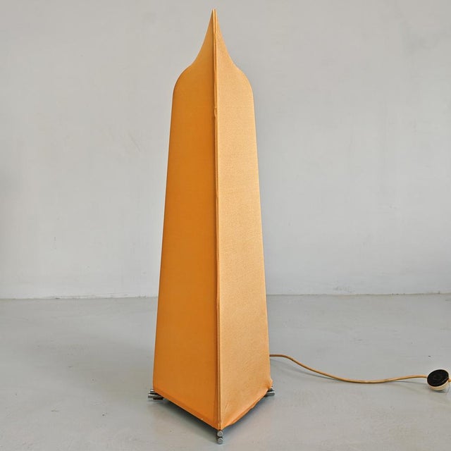 Kazuki Fabric Floor Lamp by K. Takahama for Sirrah, 1970s For Sale - Image 10 of 18