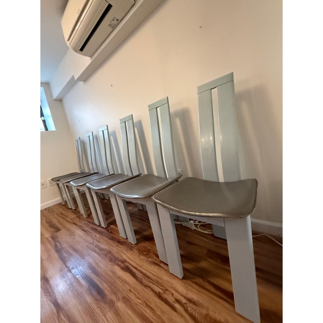 Costantini Design Costatini-Style Dining Chair Set of 6 - 1970s For Sale - Image 4 of 11