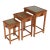 20th Century Hong Kong Carved Nesting Tables S/3 For Sale