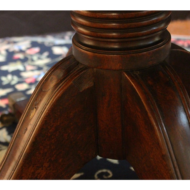 Brown C. 1825 English Rectangular Tilt-Top Breakfast or Center Table For Sale - Image 8 of 8