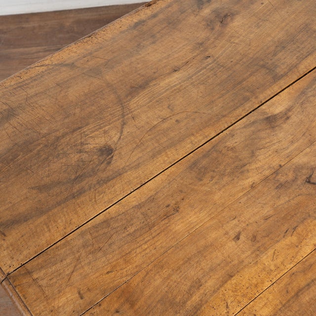 Early 20th Century 20th Century Hungarian Rustic Square Coffee Table With Vice Base For Sale - Image 5 of 15