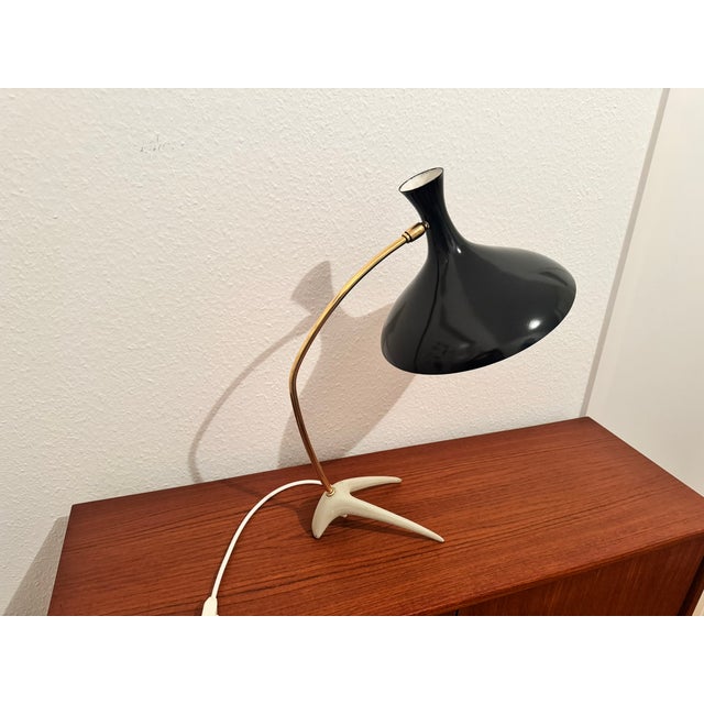 Black Vintage Desk Lamp from Cosack Leuchten, 1960s For Sale - Image 8 of 10