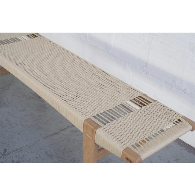 The Good Mod Woven Dining Bench For Sale In Portland, OR - Image 6 of 7