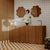 Wood Contemporary Sculptural Wall Mirror – Hvyli Round 70 Medium by Oitoproducts For Sale - Image 7 of 17
