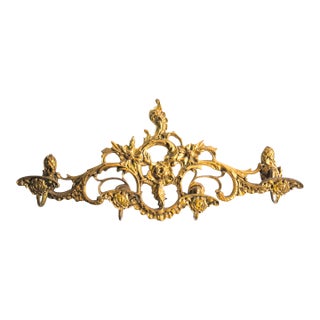 French Imperial-Style Bronze Coat Rack From the 1950s For Sale