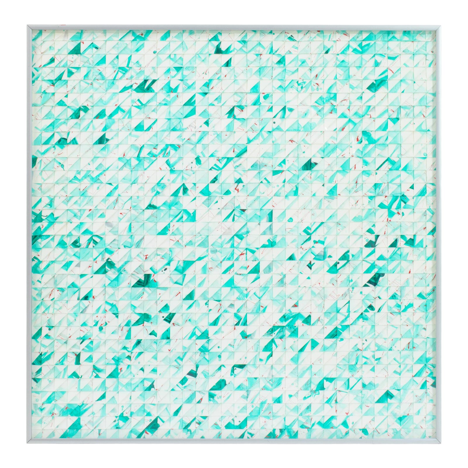 Vintage Modern Abstract Paper Art Forest And Stars By Lindsay