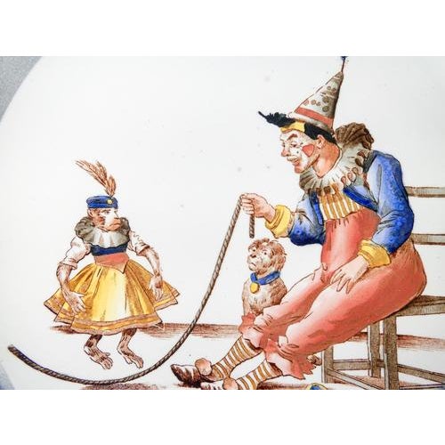 Pagliacci Plates from S. C. Richard, 1890s, Set of 5 For Sale - Image 17 of 18