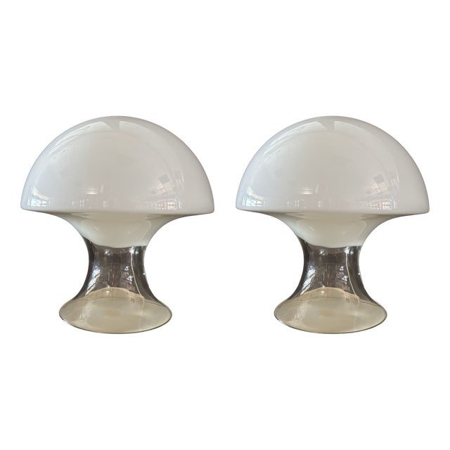 L-249 Table Lamps by Enrico Capuzzo for Vistosi, 1960s, Set of 2 For Sale