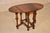 Wood Walnut Dropleaf Table From England, Circa 1900 For Sale - Image 7 of 11