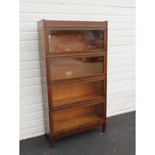 Globe Wernicke Sectional Stackable Bookcase Display Lawyer File Cabinet 6570c For Sale - Image 16 of 18