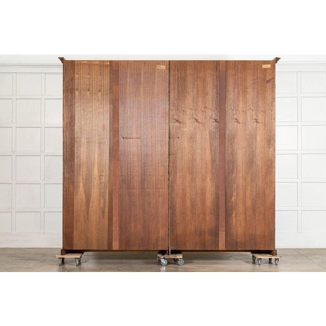 English Ebonised Mahogany Glazed Bookcase, 1940 For Sale - Image 16 of 17