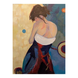 Two Worlds - Oil on Canvas Board by Paul Scaturro (b.1961) For Sale