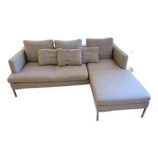 BoConcept Sofa Sectional Light Grey, 80 X 70in (Sectional) X 36 (Love Seats) For Sale