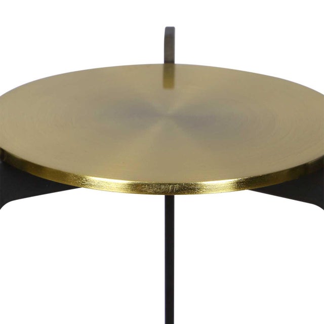 Modern Columnar Black Candleholders Set/2 For Sale - Image 3 of 3