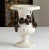 Traditional Large Vintage Marble Urn With Ornamental Iron Decor For Sale - Image 3 of 5