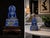 Indian Lapis Lazuli Buddha Statue Stately Presence For Sale - Image 3 of 17