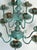 Late 20th Century Vintage Boho Verdigris 15 Arm Chandelier For Sale - Image 5 of 12