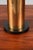 Goldenrod Table Lamp with Teak and Brass For Sale - Image 8 of 12