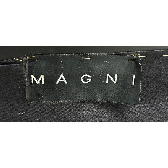 Magni Home Plaza Slipper Lounge Chairs, Pink Lambskin Upholstery, Ebonized Wood Finish For Sale - Image 15 of 16