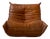 Togo Chaise Lounge in Pine Leather by Michel Ducaroy for Ligne Roset, 1974 For Sale