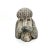 This vintage handcrafted wax sculpture features a unique poodle head shape in gray. The design is contemporary and...