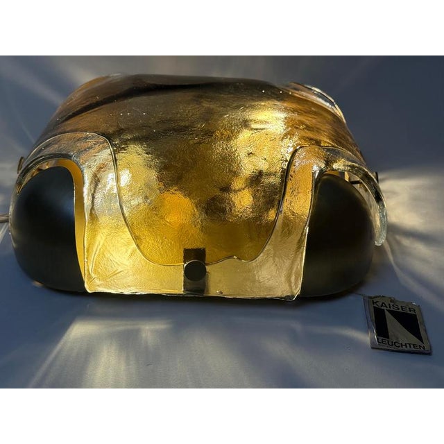 Amber Murano Glass Two-Light Wall from Kaiser Idell, 1970s For Sale - Image 17 of 18