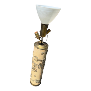 Antique Wallpaper Roll Lamp