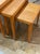 Mid 20th Century Set of Vintage Danish Oak Nesting Tables For Sale - Image 5 of 8