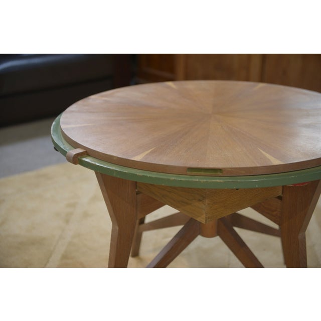 Oak Games Table, 1940s For Sale - Image 11 of 15
