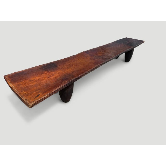 Wood Antique African Coffee Table or Bench For Sale - Image 7 of 18