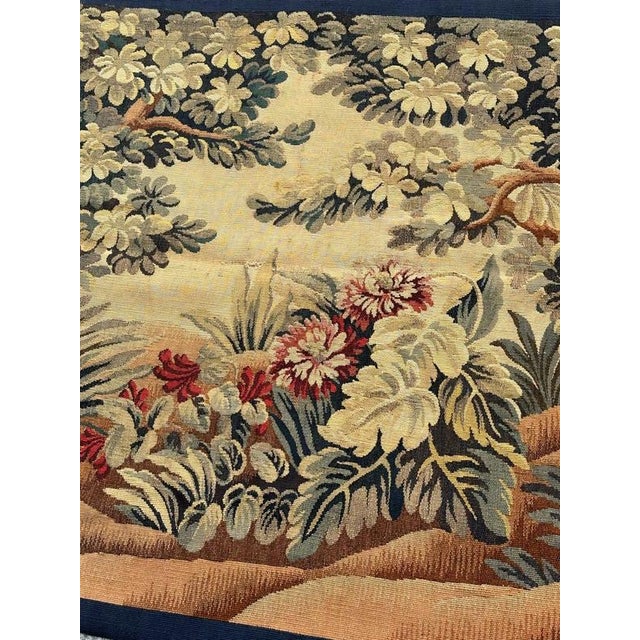 19th Century French Aubusson Landscaper Tapestry, 1890s For Sale - Image 3 of 18