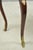 Vintage French Louis XV Style Mahogany Kidney Bean Side Table W/ Bronze Ormolu For Sale - Image 12 of 15