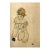1981 Egon Schiele 34 Erotic Drawings Seated Woman For Sale