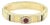 18k Yellow Gold 3.40ct Diamond Ruby & Sapphire Grooved Style Bracelet For Sale