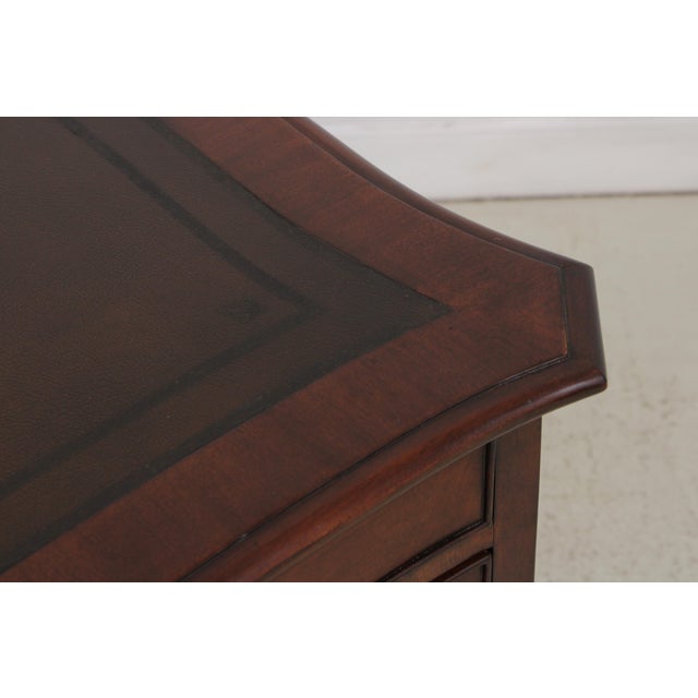 Sligh Limited Edition Leather Top Desk For Sale - Image 9 of 18