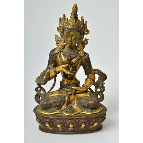 Tibetan Bronze Figure White Tare For Sale - Image 4 of 16
