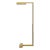 Visual Comfort Modern Dessau 38 Floor Lamp LED Natural Brass For Sale