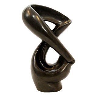 Black Marble Abstract Sculpture For Sale