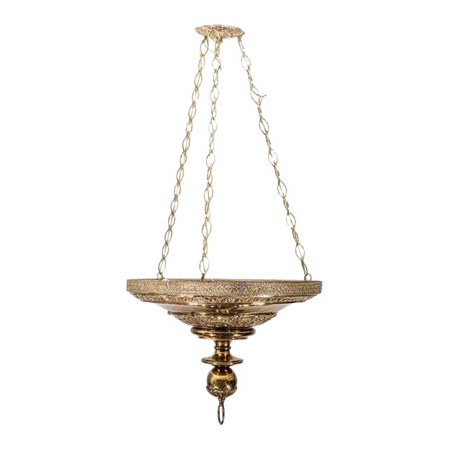 1920s Chandelier English Gothic Revival For Sale