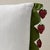 This pillow features Strawberry Jam Trim by Johnson Hartig for Schumacher with a knife edge finish on top and bottom....