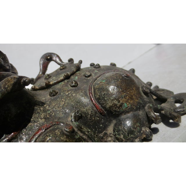 Antique Meiji Brronze Incense Burner For Sale - Image 10 of 18