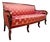 Restoration Empire Mahogany Sofa, 1890s For Sale