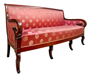 Restoration Empire Mahogany Sofa, 1890s
