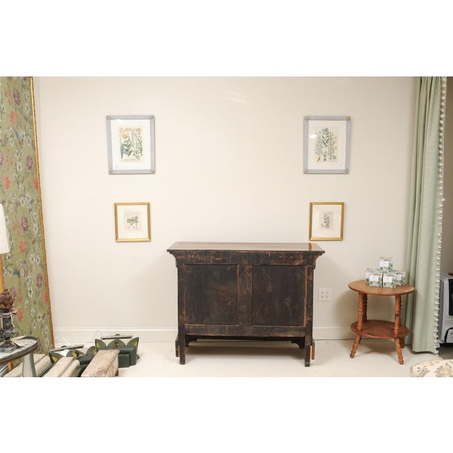 19th C. Walnut Commode With Lions Head Pulls, France For Sale - Image 9 of 13