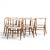 Mid-Century Modern Jack Cartwright for Boling Chair Company Mid Century Walnut Dining Chairs - Set of 6 For Sale - Image 3 of 10