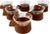 Brown Tea Set by Schott & Gen Mainz, 1970s, Set of 6 For Sale - Image 8 of 8