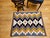 Vintage Navajo Rug, Eye Dazzler Pattern, Wool & Cotton, Native American Wall Art, 3x4 For Sale - Image 11 of 12