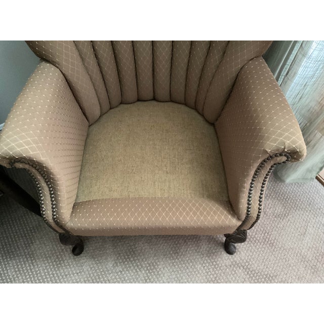 1940’s Channel Back Arm Chair For Sale In Palm Springs - Image 6 of 10
